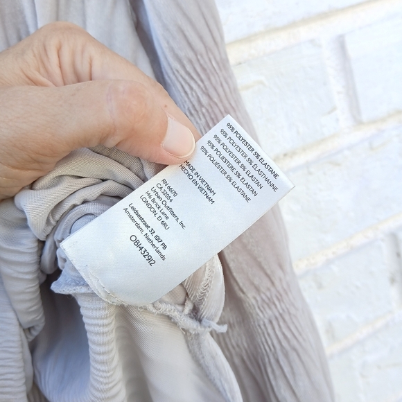 Free People My Best Top Gray Velvet Medium - Picture 8 of 10